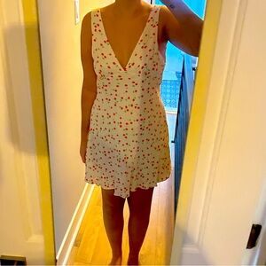 Cherry Print Mini Dress